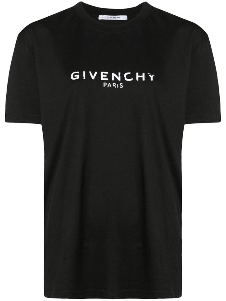 Givenchy Front Logo T-shirt - Black