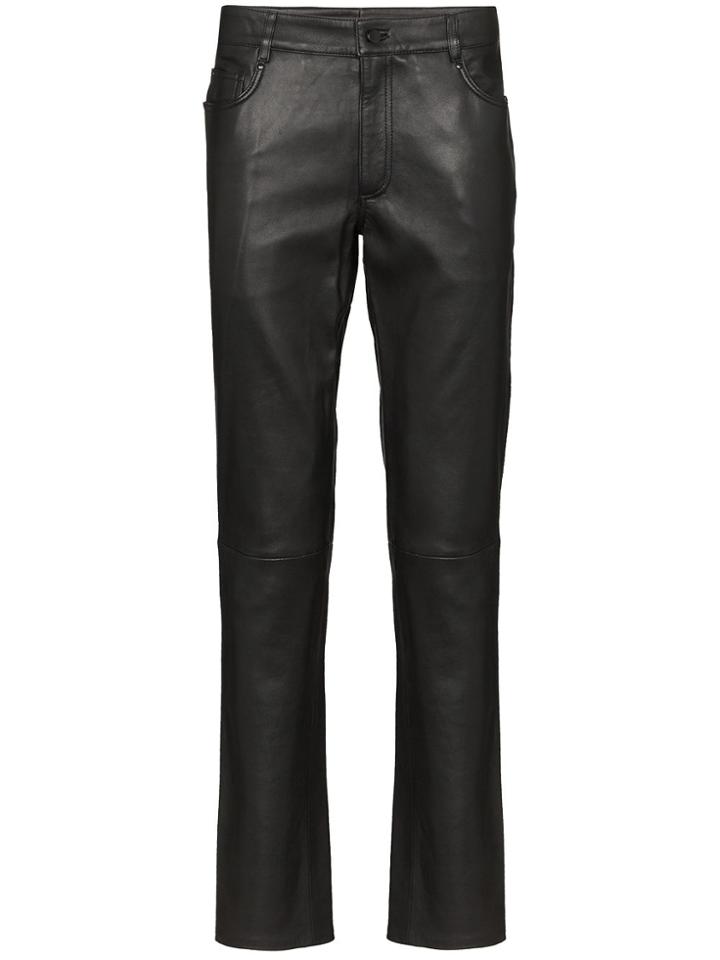 Stand Studio Adam Leather Trousers - Black