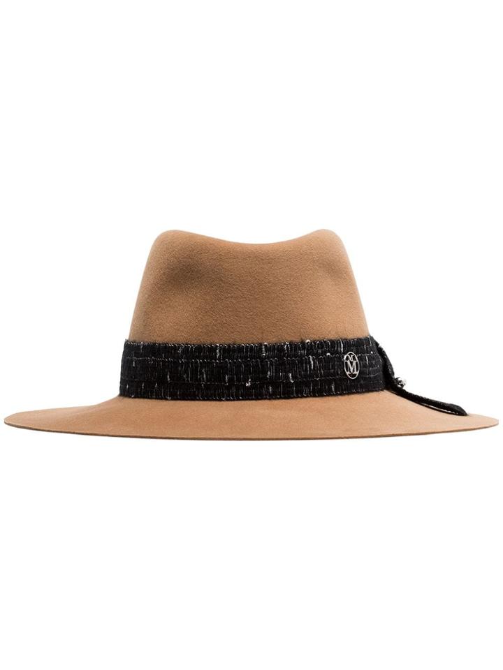 Maison Michel Charles Hat - Brown