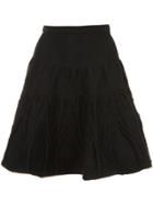 Sophie Theallet Metallic Trim Knit Skirt - Black