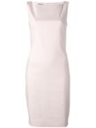 Les Copains Fitted Dress, Women's, Size: 42, Pink/purple, Cotton/elastodiene/polyamide