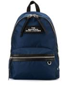 Marc Jacobs Logo Plaque Backpack - Blue