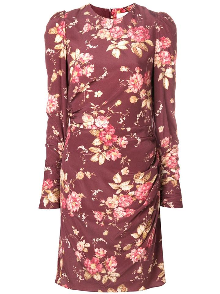 Zimmermann Draped Mini Dress - Red