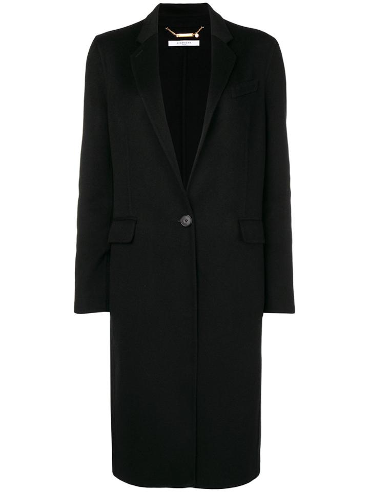 Givenchy Longline Coat - Black
