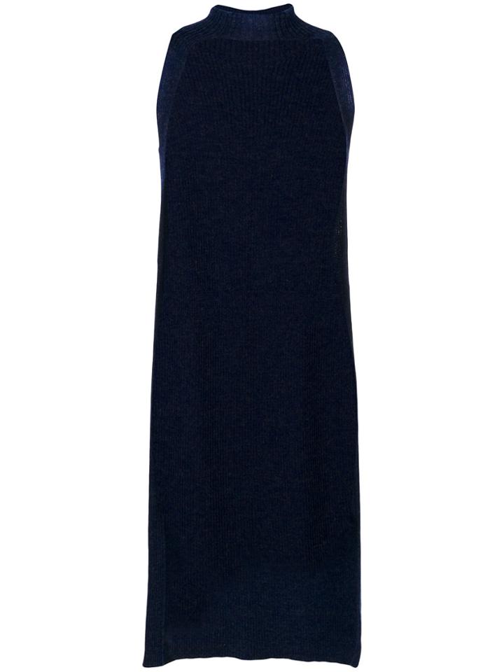 Maison Margiela Draped Knitted Top - Blue