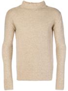 Rick Owens Long-sleeve Fitted Sweater - Nude & Neutrals