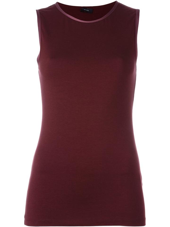 Joseph Classic Tank Top, Women's, Size: Large, Pink/purple, Lyocell/cotton/spandex/elastane