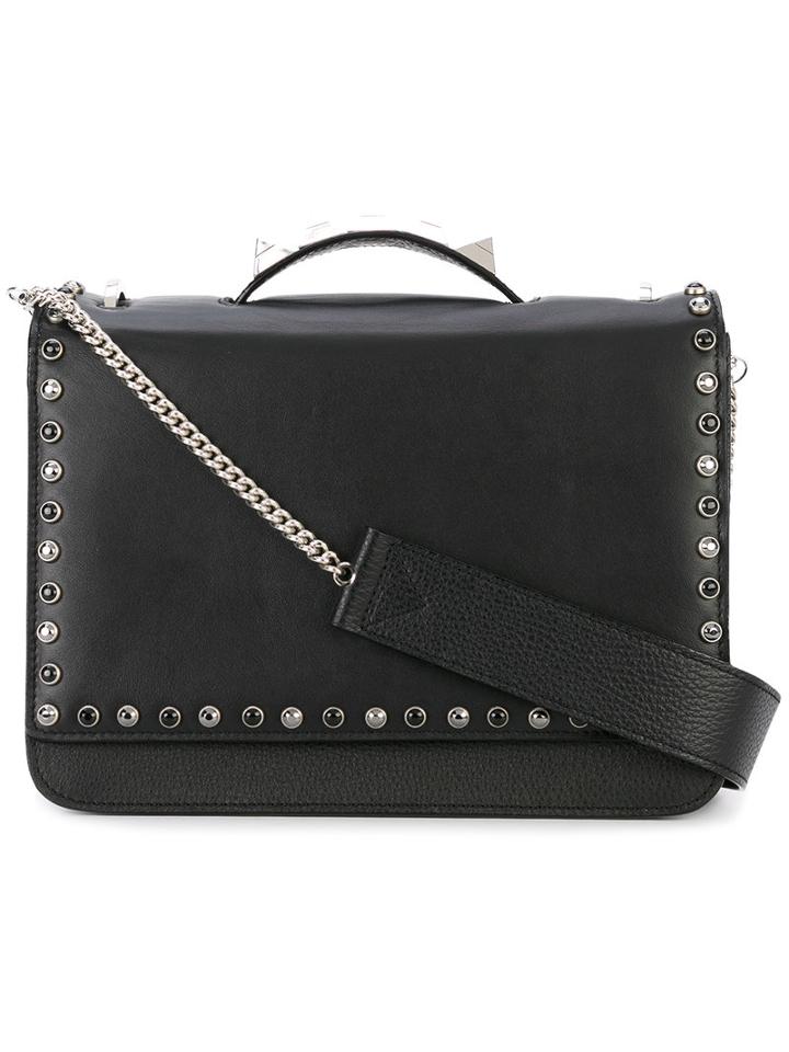 Salar - Studded Tote - Women - Calf Leather/calf Suede/metal - One Size, Black, Calf Leather/calf Suede/metal
