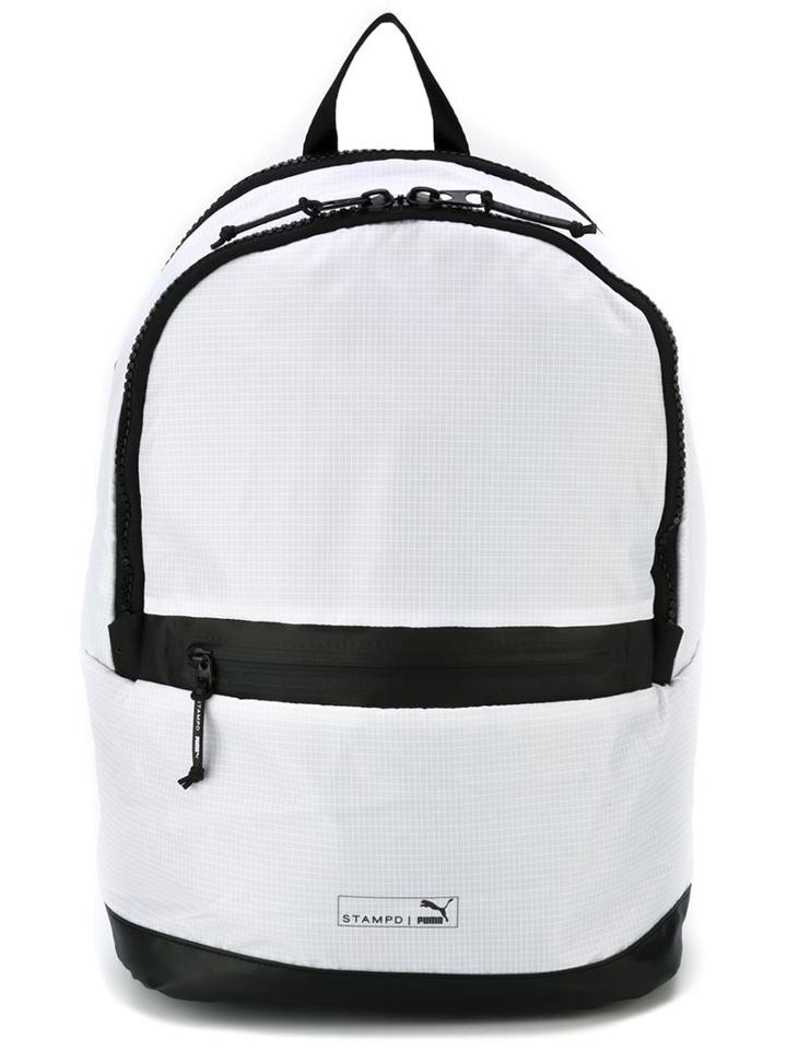 Stampd Two-tone Front Zip Backpack