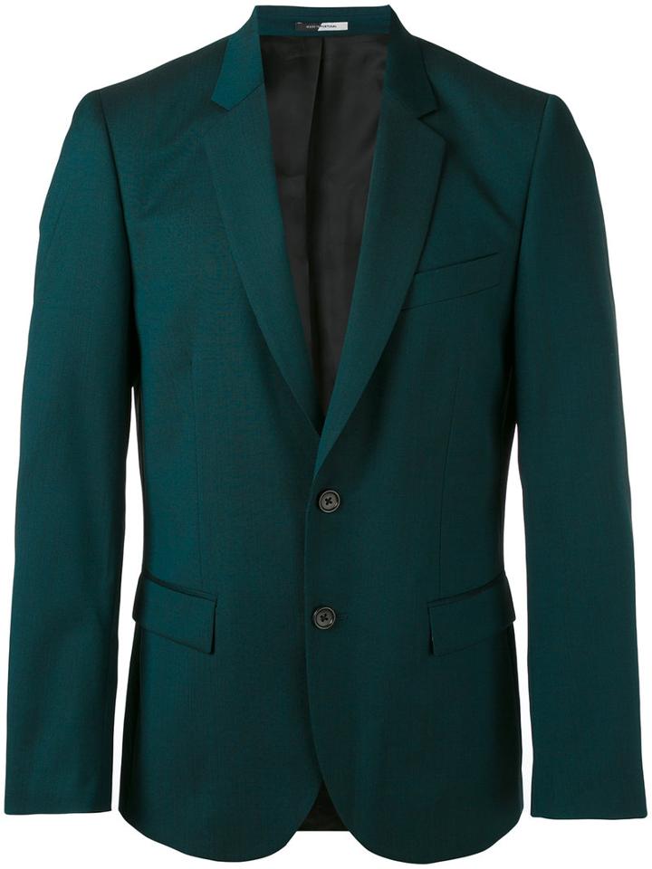 Ps By Paul Smith - Classic Blazer - Men - Viscose/mohair/wool - 46, Green, Viscose/mohair/wool