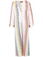 Missoni Mare V-neck Knit Dress - White