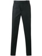 Alexander Mcqueen Side Stripe Trousers, Men's, Size: 52, Black, Polyamide/acetate/viscose/wool