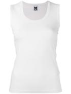 M Missoni Slim-fit Tank, Women's, Size: 46, White, Polyester/viscose
