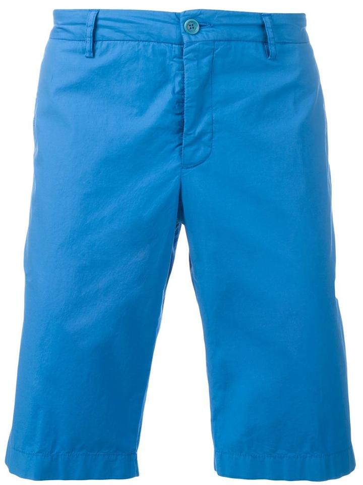 Etro - Chino Shorts - Men - Cotton/spandex/elastane - 46, Blue, Cotton/spandex/elastane
