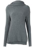 Uma Raquel Davidowicz - Knitted Sweater - Women - Acrylic/spandex/elastane/wool - G, Grey, Acrylic/spandex/elastane/wool