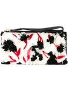 Marni Paillette Flower Clutch