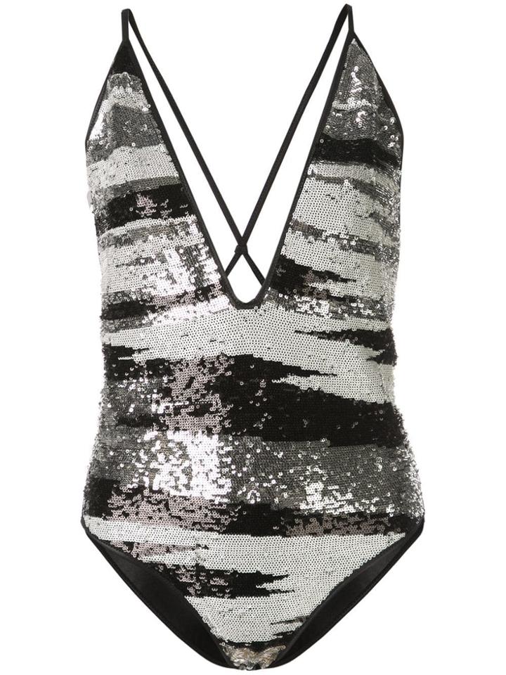 Missoni Mare Sequinned Swimsuit - White