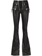 Unravel Lace-up Flared Trousers