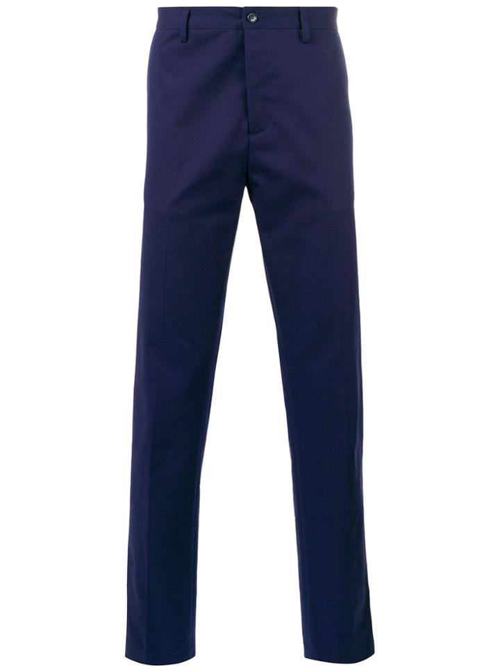 Mp Massimo Piombo Tapered Trousers - Blue