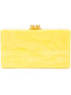Edie Parker Marbled Effect Clutch - Yellow