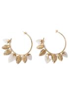 Aurelie Bidermann 'talitha' Hoop Earrings - Yellow