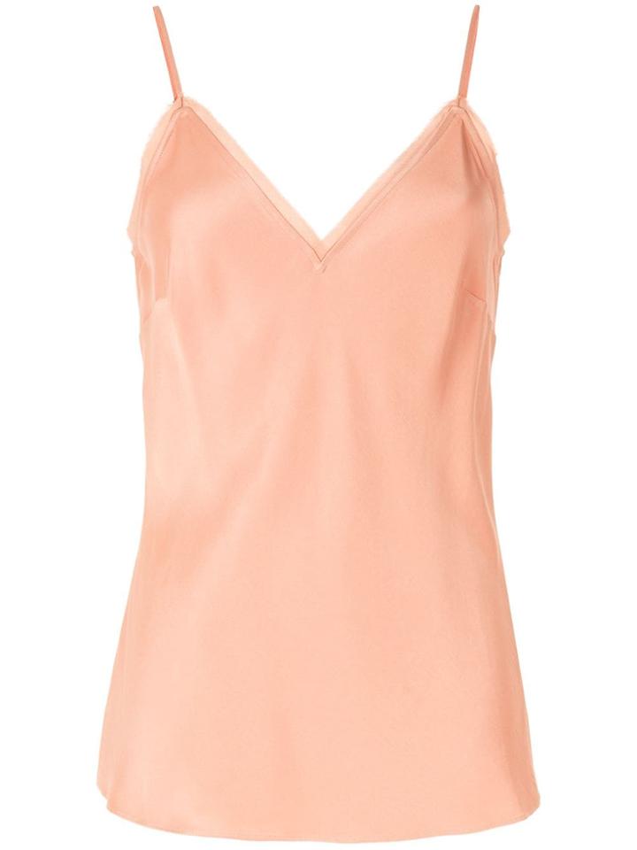 Frame Satin Lounge Top - Pink