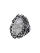 Lyly Erlandsson Silver Winter Shell Chunky Silver Ring