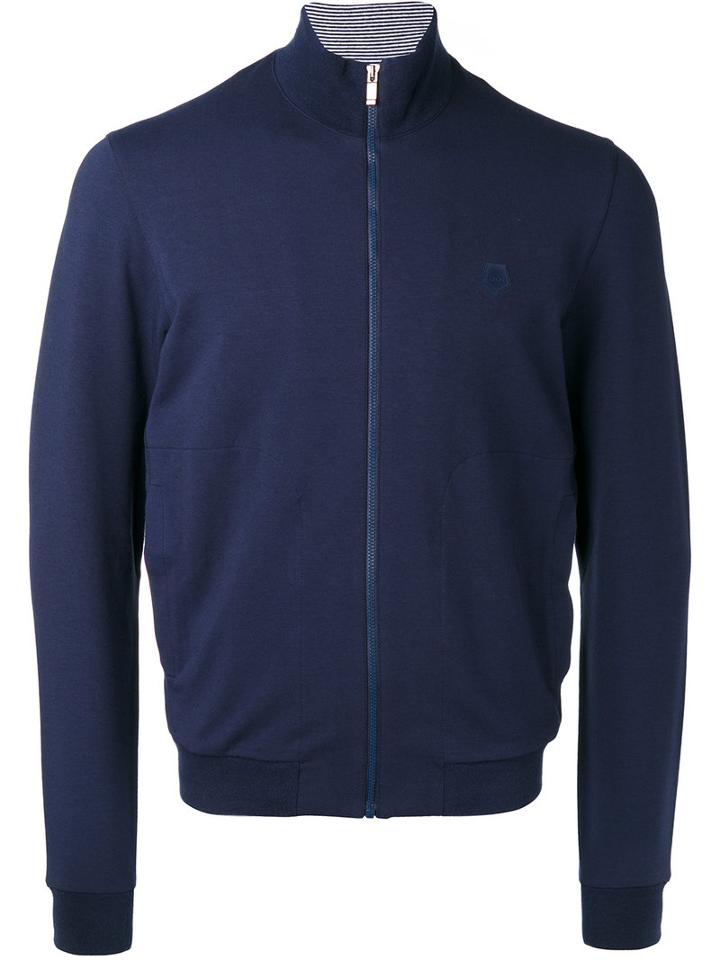 Z Zegna - Zip-up Sweatshirt Cardigan - Men - Cotton/spandex/elastane/modal - Xl, Blue, Cotton/spandex/elastane/modal