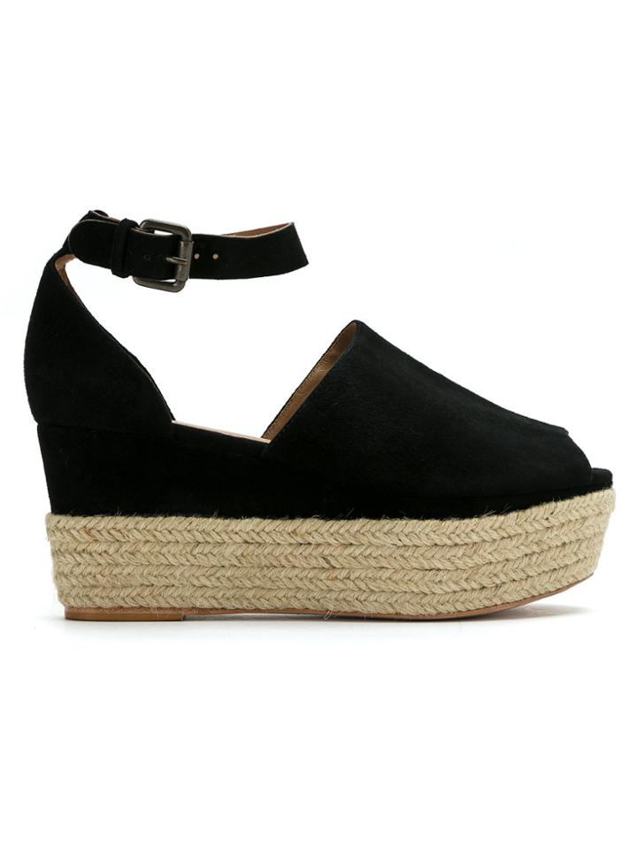 Nk Wedge Espadrilles - Black
