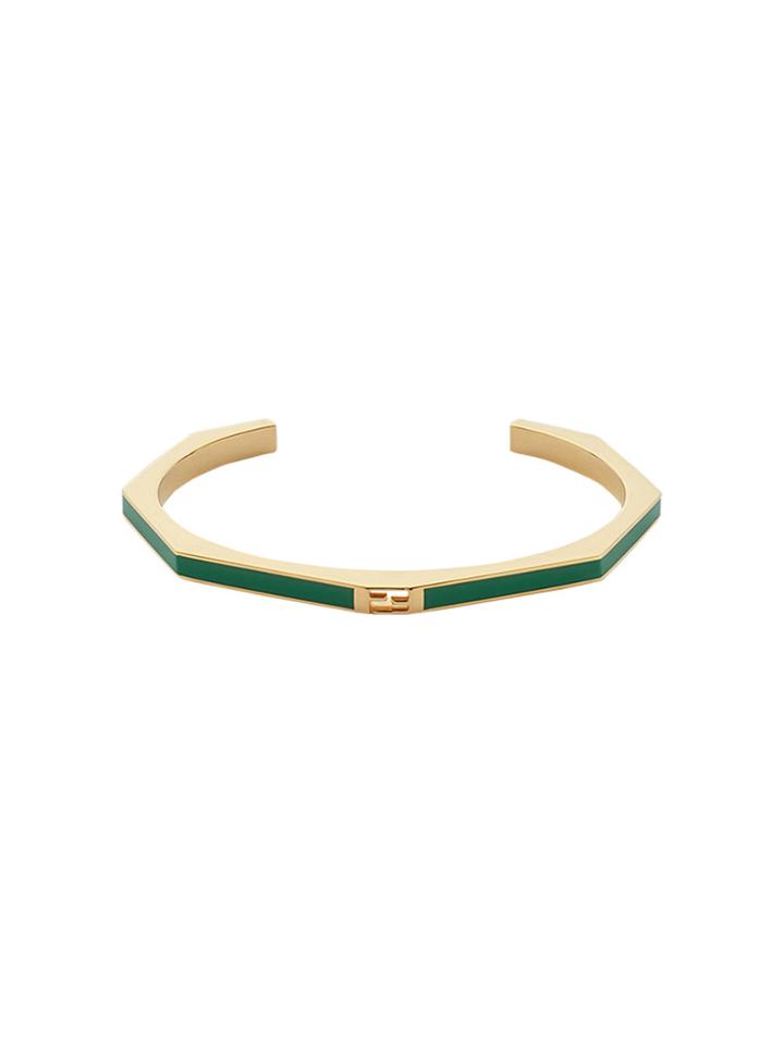 Fendi Baguette Bangle - Green