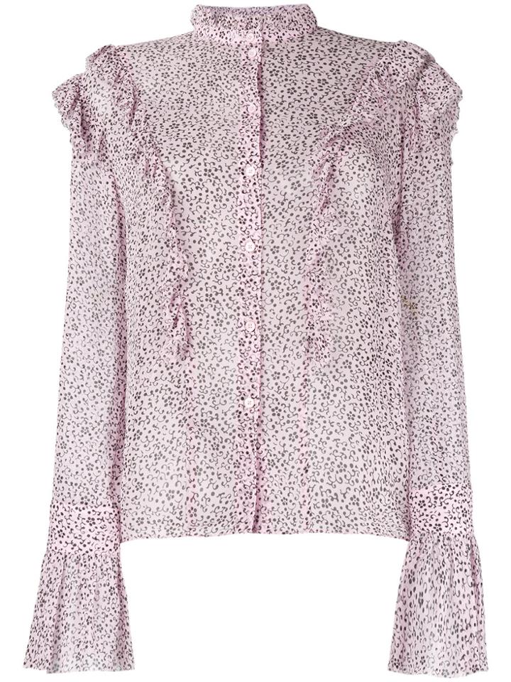 Zadig & Voltaire Tweed Blouse - Pink & Purple