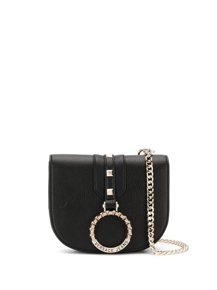 Versace Jeans O-ring Crossbody Bag - Black