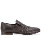 Officine Creative Woven Loafers - Brown