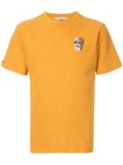 Jupe By Jackie Embroidered Chest Patch T-shirt - Yellow & Orange