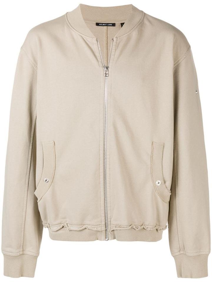 Helmut Lang Lightweight Zip Front Jacket - Neutrals