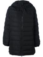 Aspesi Padded Hooded Mid Coat, Women's, Size: Xs, Black, Polyester/polyamide/feather Down