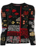 Alexander Mcqueen Cross-stitch Jacquard Top - Multicolour