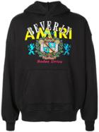 Amiri Beverly Hills Embroidered Hoodie - Black