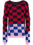 Haider Ackermann Checked Jumper, Men's, Size: Medium, Black, Cotton/cashmere