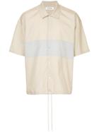 Monkey Time Block-stripe Shirt - Brown