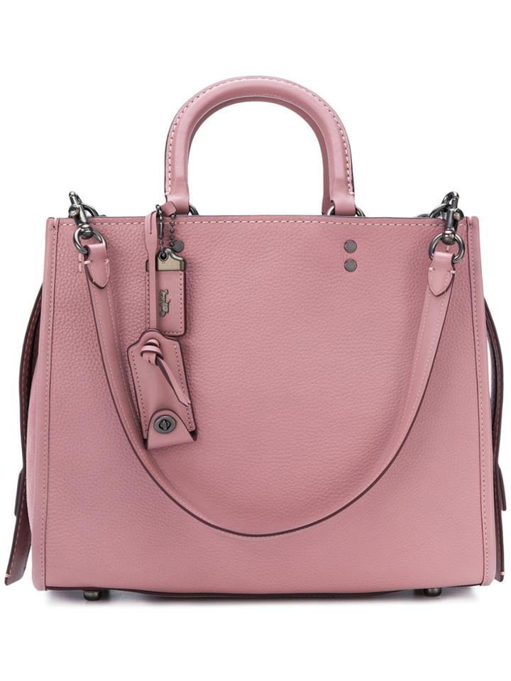 Coach Rogue Tote Bag - Pink & Purple