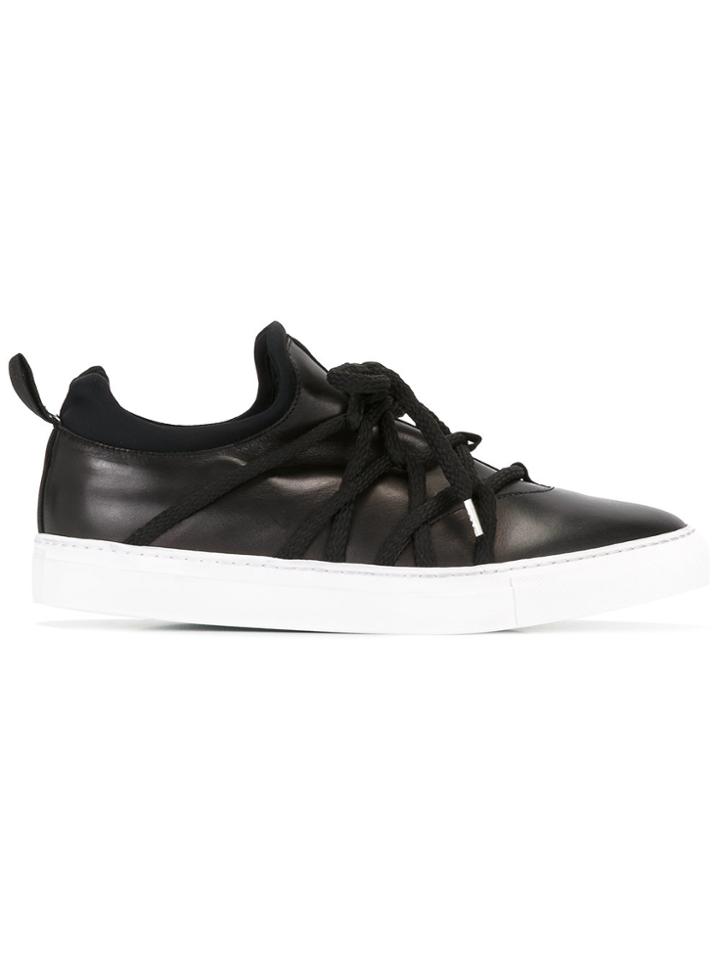 Alejandro Ingelmo Laced Sneakers - Black