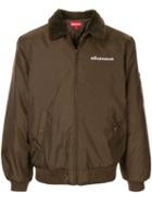 Supreme Independent Fur Collar Bomber - Green