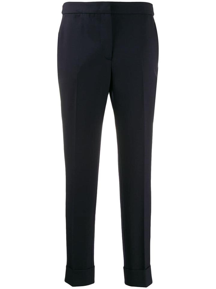 Pt01 Formal Cropped Trousers - Blue