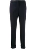 Pt01 Formal Cropped Trousers - Blue