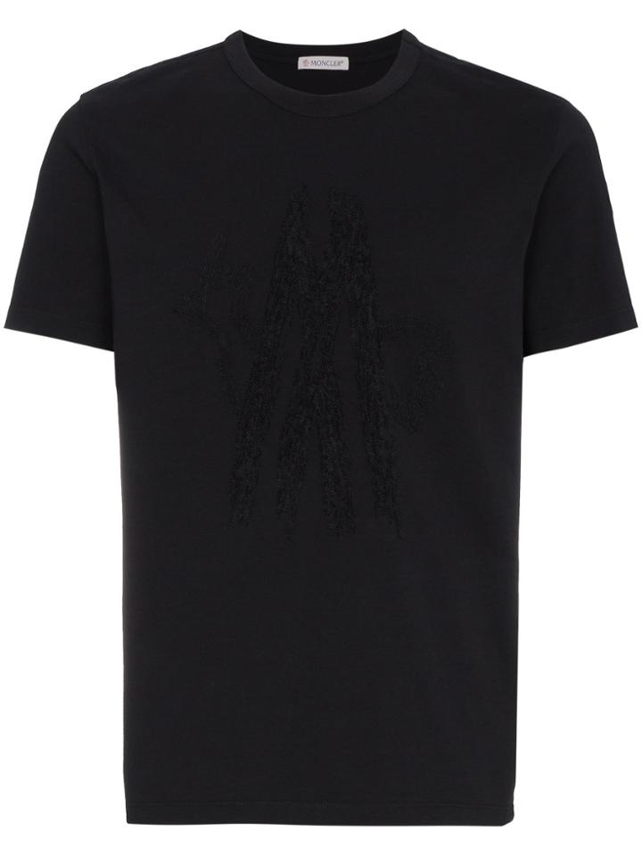 Moncler Black Logo T Shirt