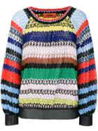Missoni Striped Crochet-knit Sweater - Multicolour
