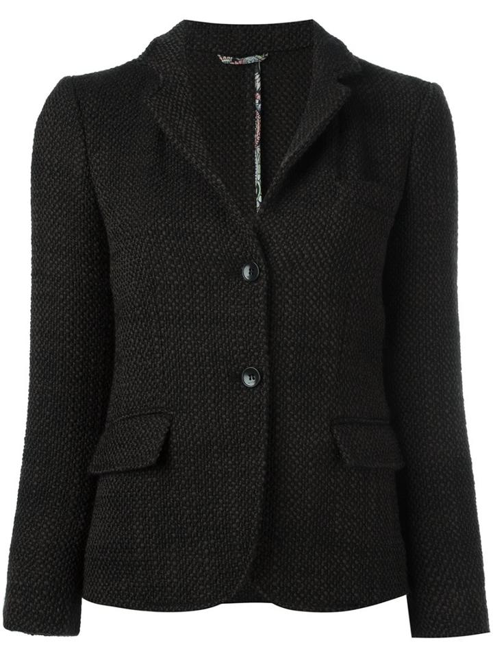 Etro Two Button Blazer, Women's, Size: 46, Brown, Acrylic/polyester/viscose/wool