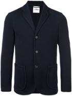 Aspesi Woven Casual Blazer - Blue
