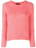 Etro Textured Knit Jumper - Pink